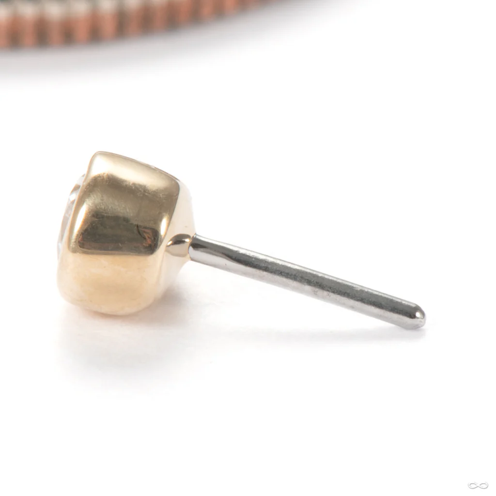 Mary Press-fit End in Gold from Junipurr Jewelry - Image 2