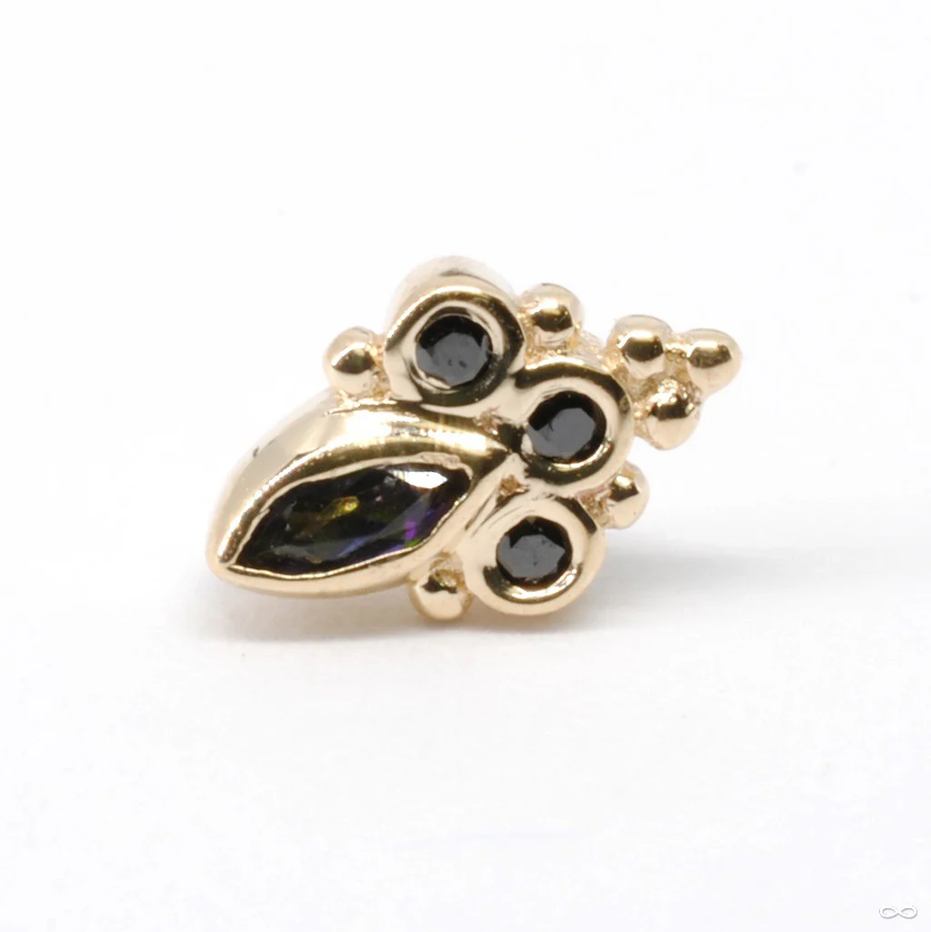 Mini Marquise Sarai Press-fit End in Gold from BVLA - Image 16