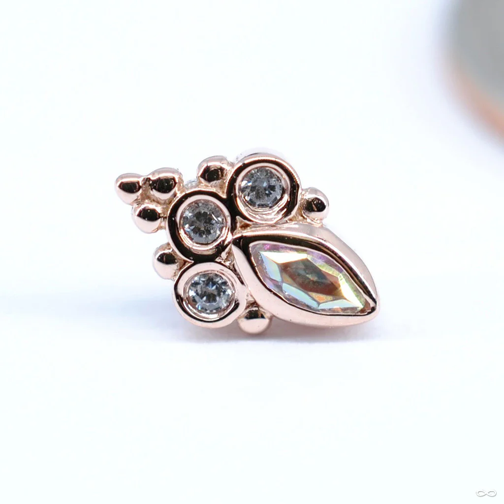 Mini Marquise Sarai Press-fit End in Gold from BVLA - Image 9