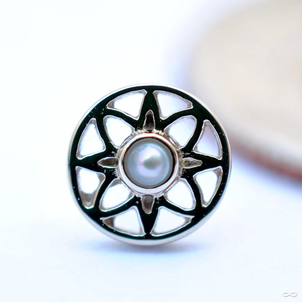 Mini Paloma Flower Press-fit End in Gold from BVLA