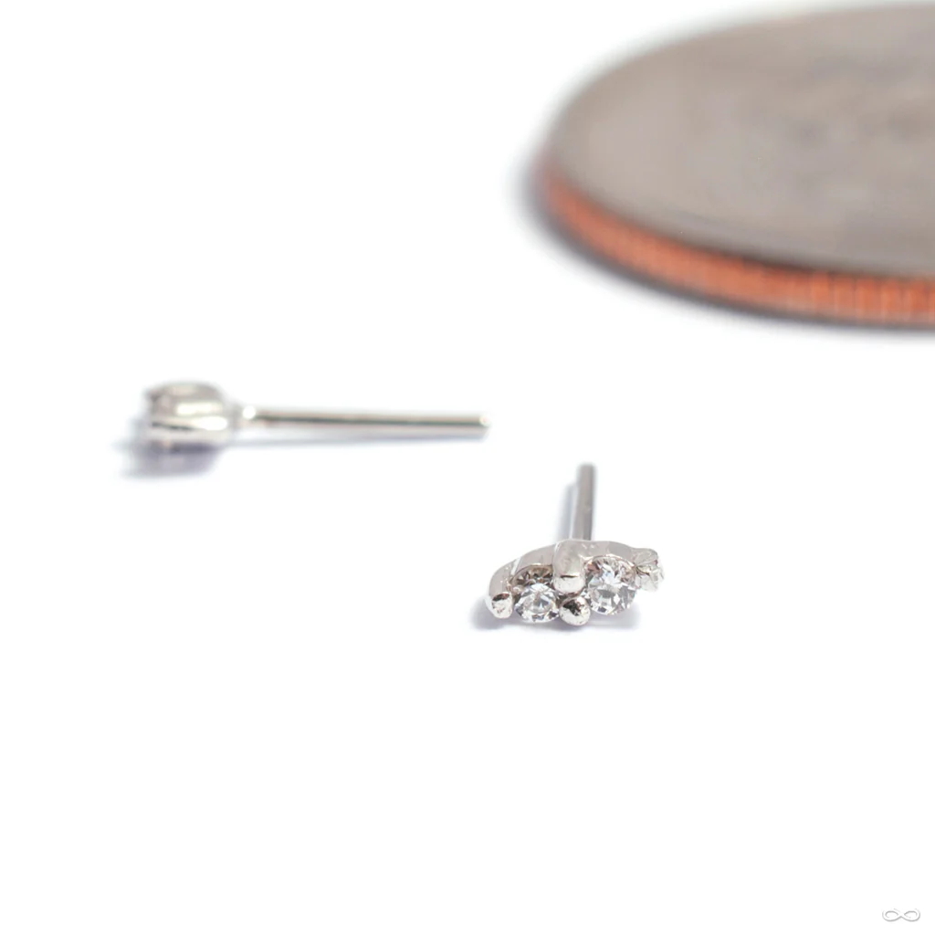 Mishka 2 Press-fit End in Gold from Buddha Jewelry - Image 3