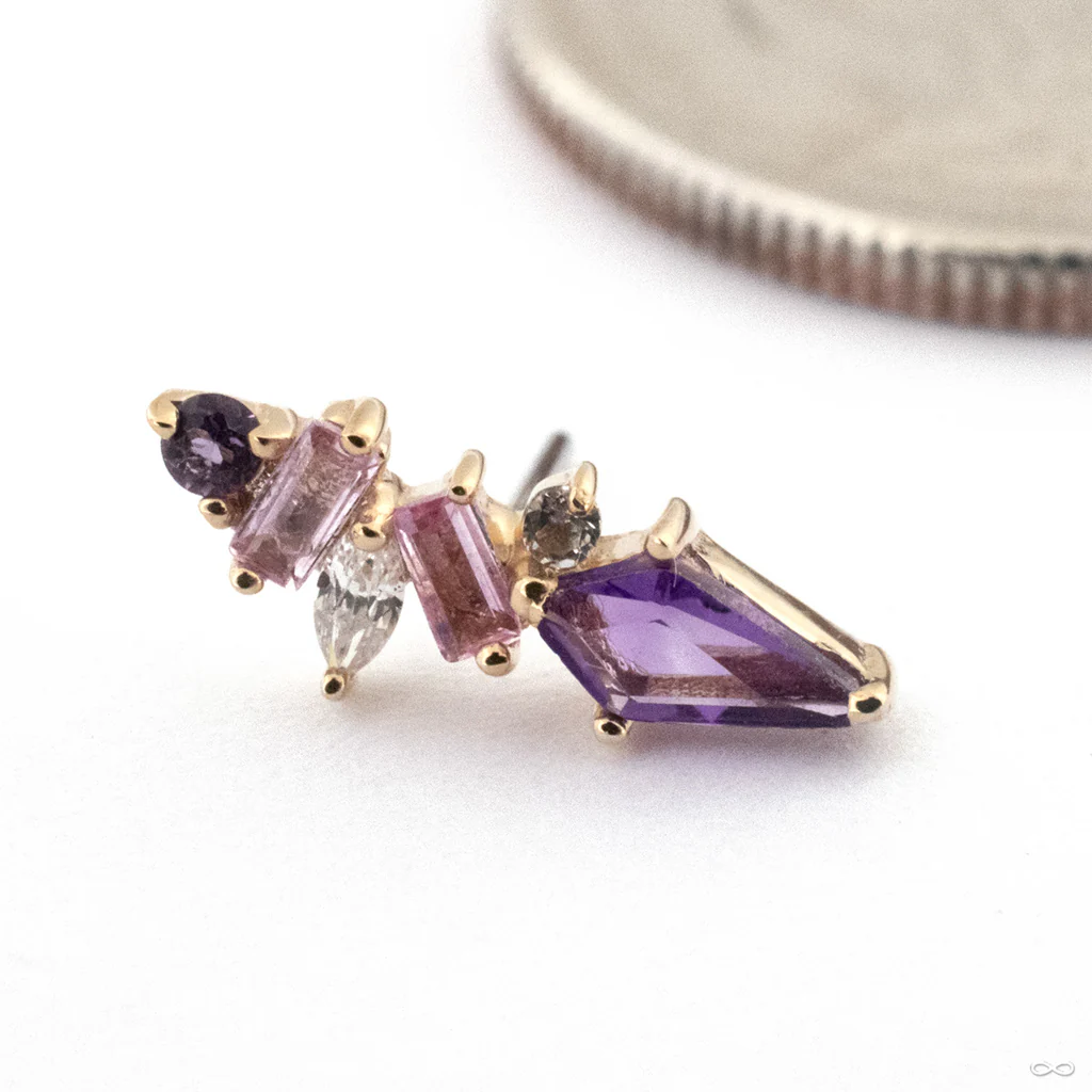 Mixt Press-fit End in Gold from Buddha Jewelry - Image 4