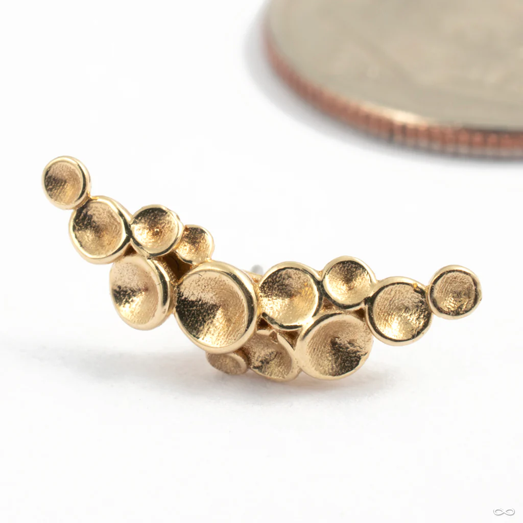 Neptune Press-Fit End in Gold from Tawapa - Image 3