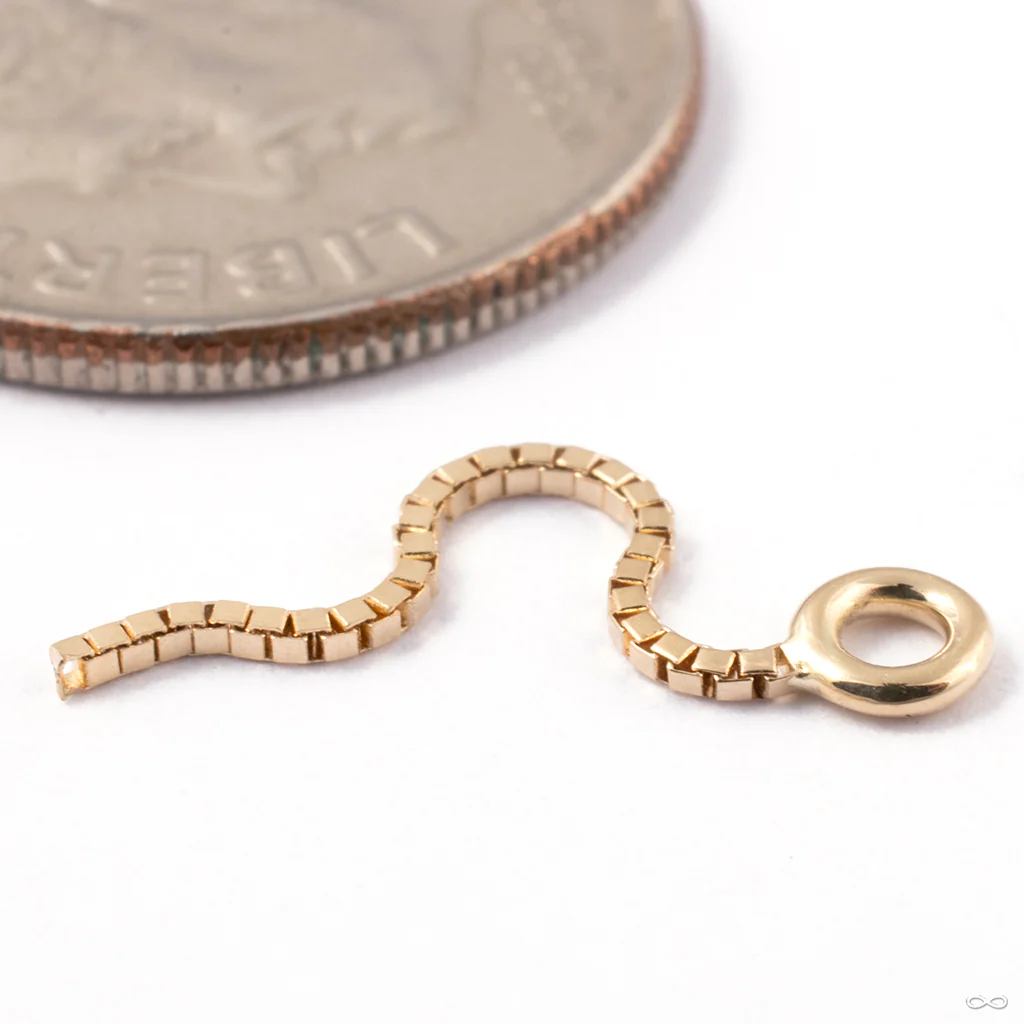 Nexus 1 Charm in Gold from Tether Jewelry - Image 2