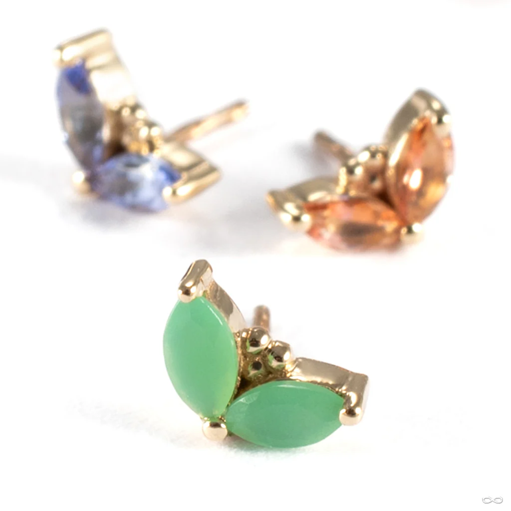 Petals Press-fit End in Gold from BVLA