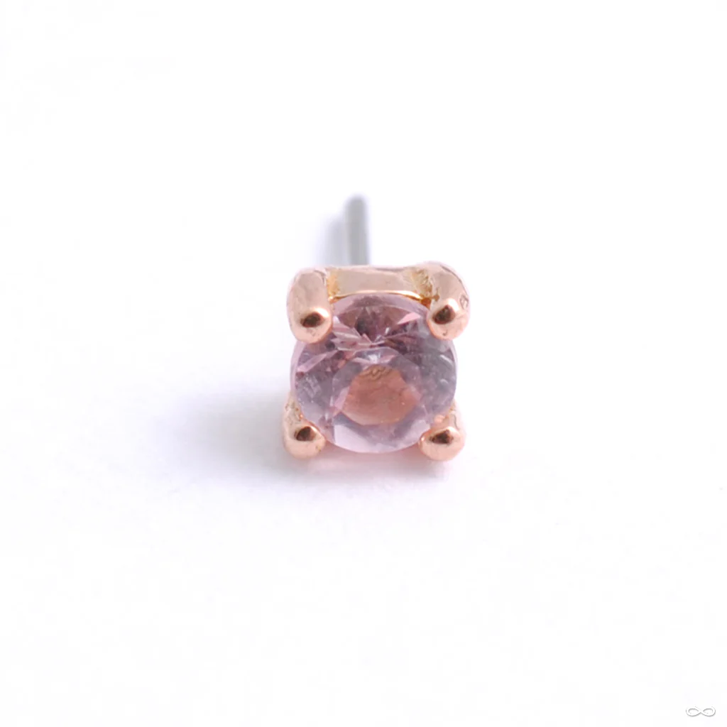 Prong-set Gemstone Press-fit End in Gold from Buddha Jewelry - Image 8