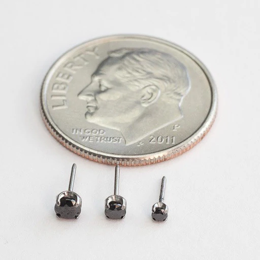 Prong-set Gemstone Press-fit End in Titanium from NeoMetal - Image 4