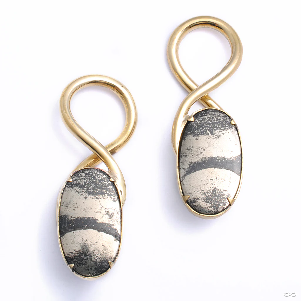 Prong Twist in Brass with Apache Gold from Diablo Organics