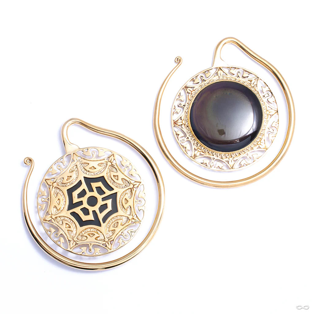 Puj Ju Circles with Rainbow Obsidian from Diablo Organics - Image 2
