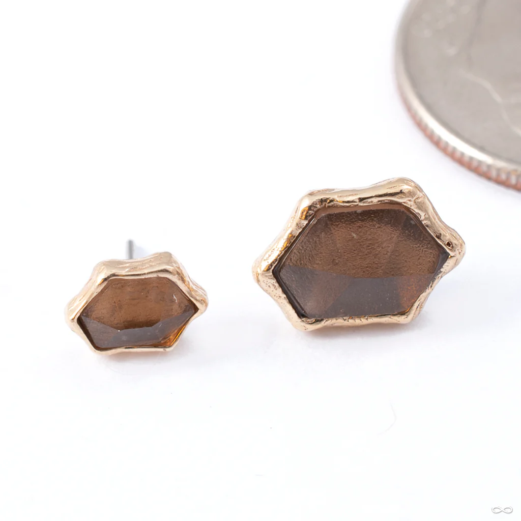 Pump Up the Volume Press-fit End in Gold from Buddha Jewelry - Image 5
