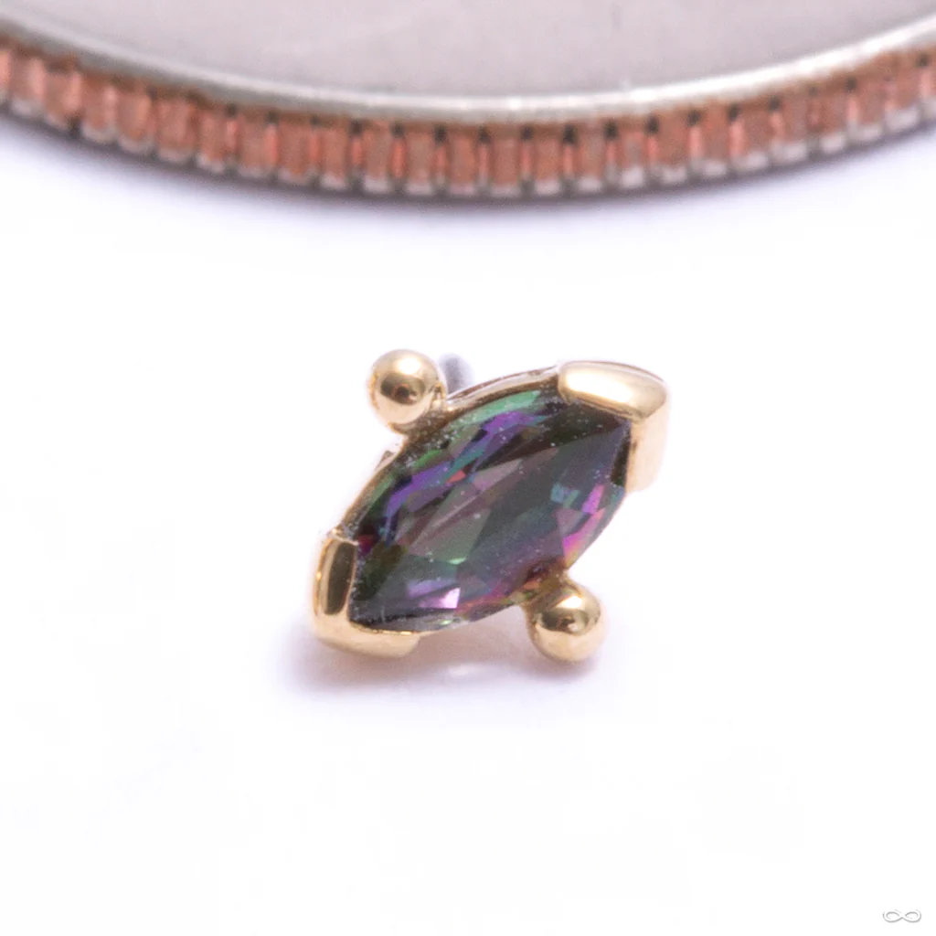 Pylon Press-fit End in Gold from Auris Jewellery - Image 4