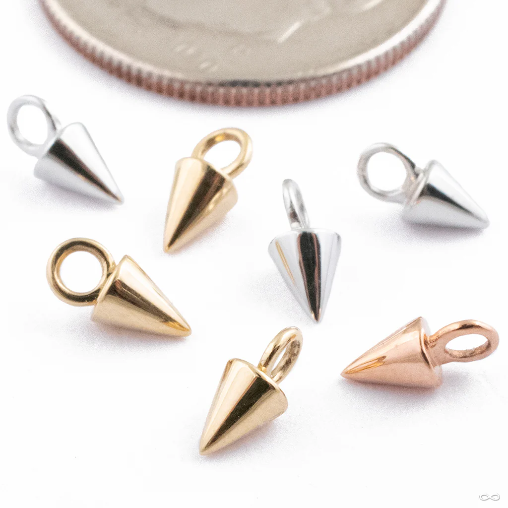 Pyra Charm in Gold from Tether Jewelry