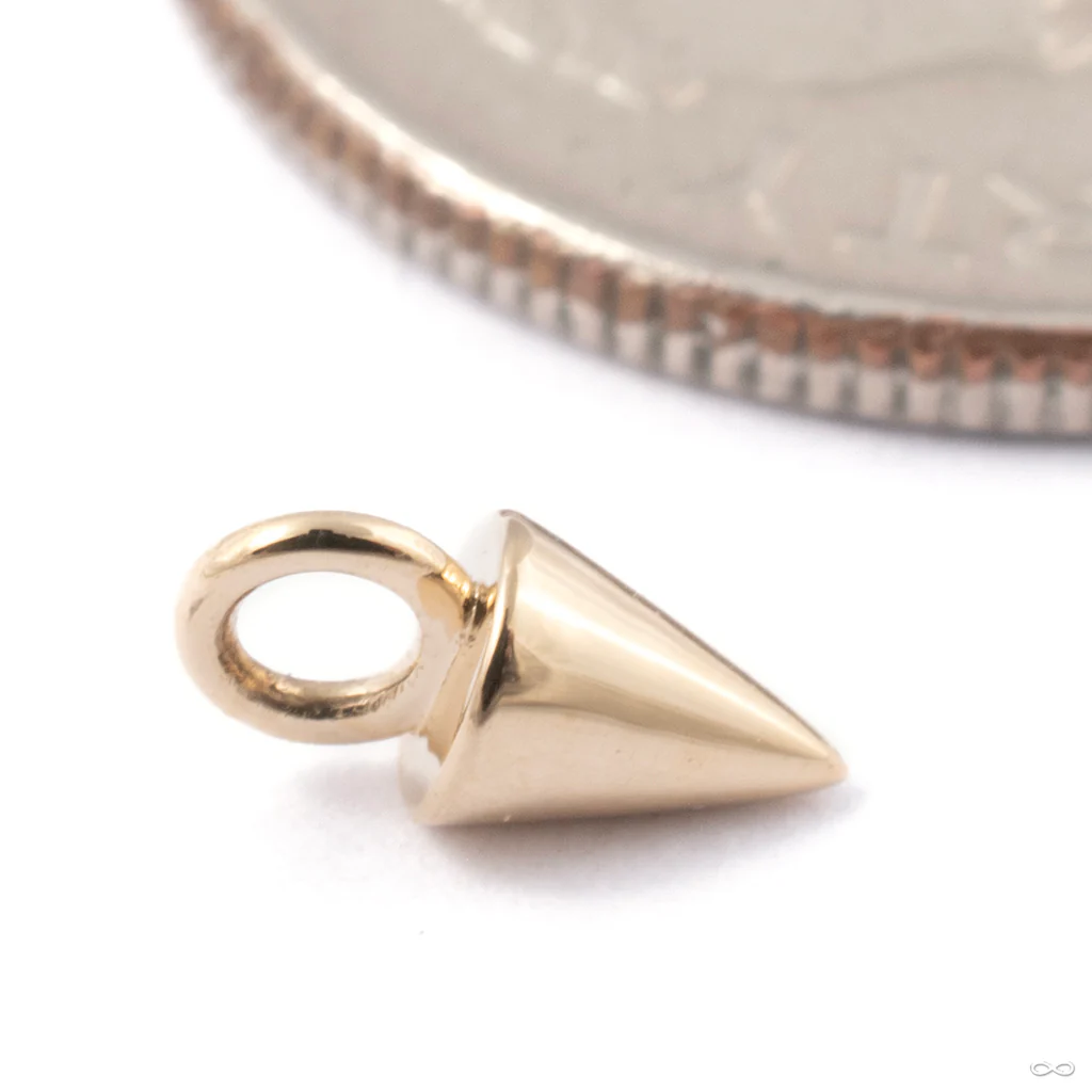 Pyra Charm in Gold from Tether Jewelry - Image 4