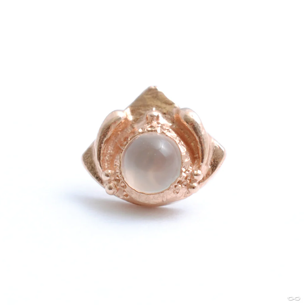 Queen Mother Press-fit End in Gold from Pupil Hall
