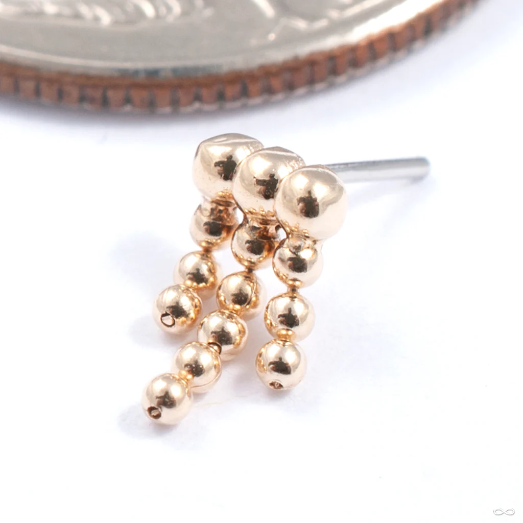 Rain Press-fit End in Gold from Quetzalli - Image 2