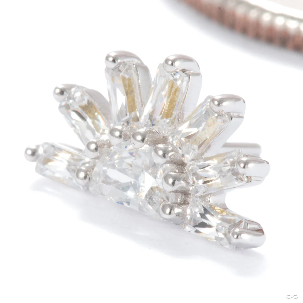 Raze Press-fit End in Gold from Ember Body Jewelry - Image 2