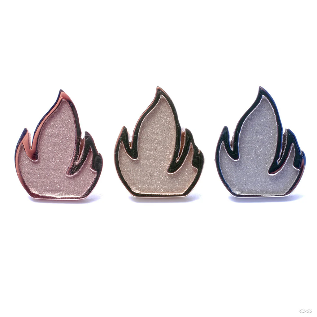 Relief Flame Press-fit End in Gold from BVLA
