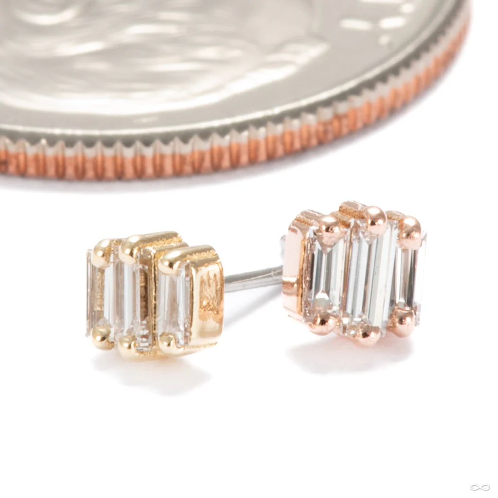 Renoir Press-fit End in Gold from Seasons Handmade