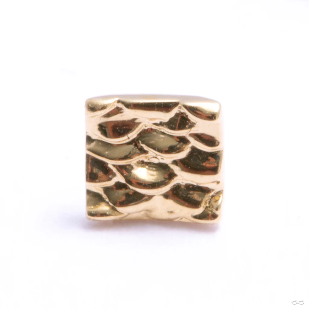 Rhombus of Water Press-fit End in Gold from Auris Jewellery - Image 2
