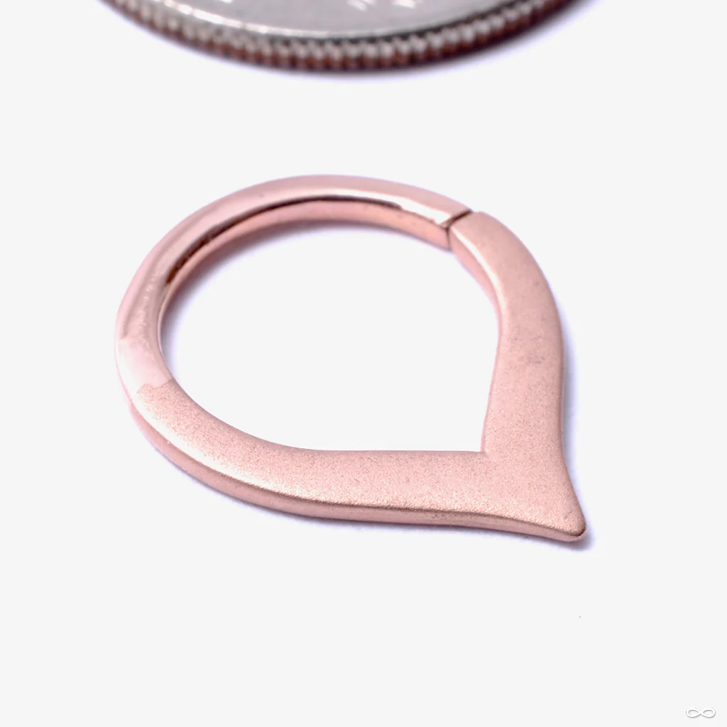 Rise Seam Ring in Gold from Buddha Jewelry