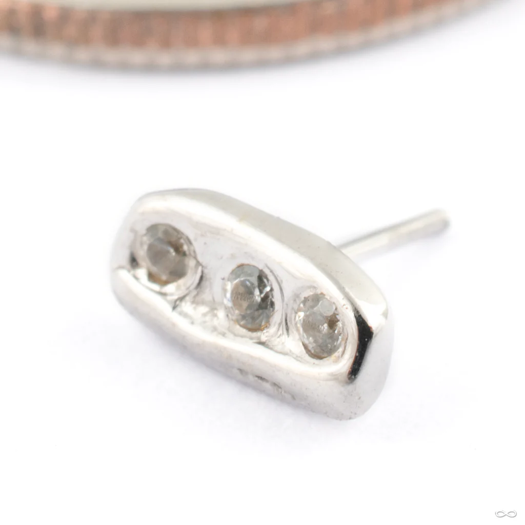 Rough Cut Press-fit End in Gold from Maya Jewelry - Image 3