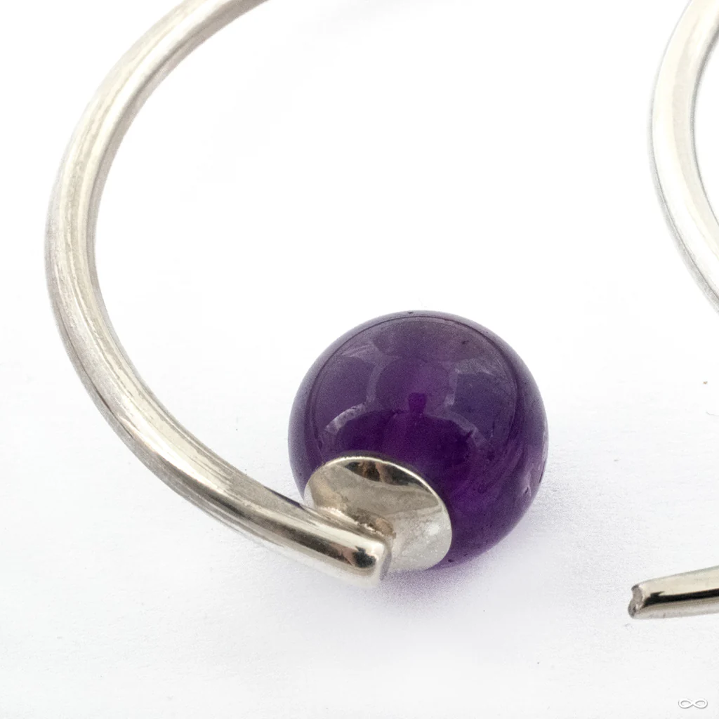 Round Dew Drop Hoops from Diablo Organics - Image 2