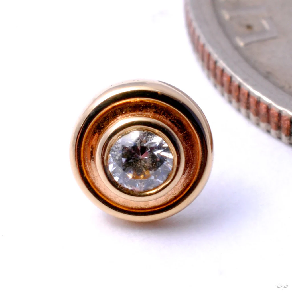 Round Illusion Press-fit End in Gold from BVLA - Image 2