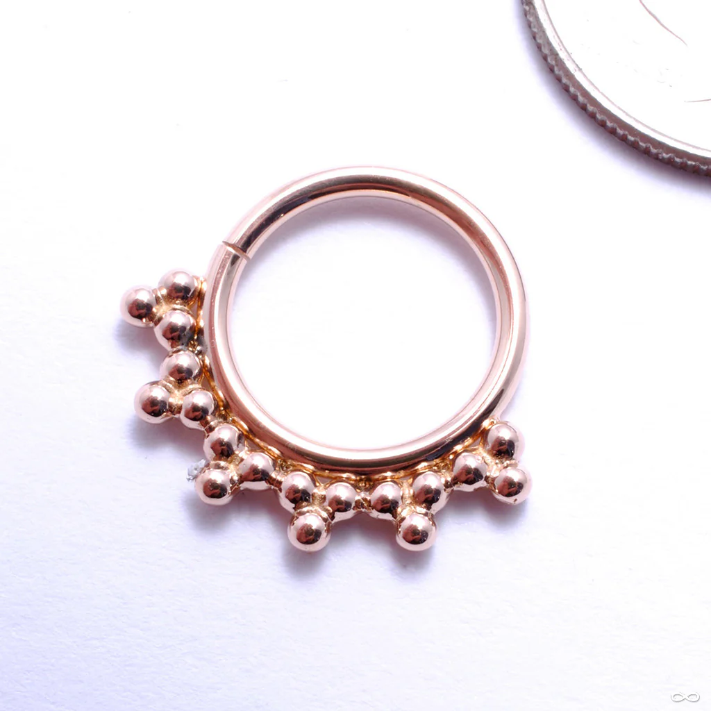 Sabrina Seam Ring in Gold from Anatometal - Image 4