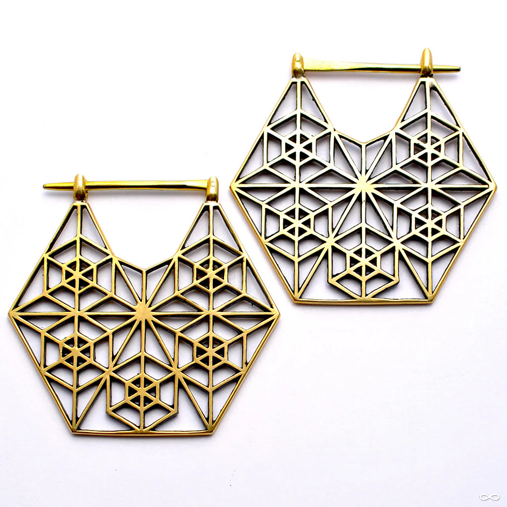 Sacred Hoops in Brass from Quetzalli