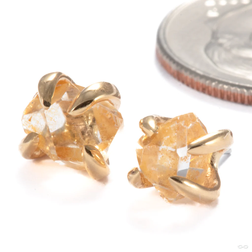 Sacred Love Press-fit End in Gold from Quetzalli - Image 7