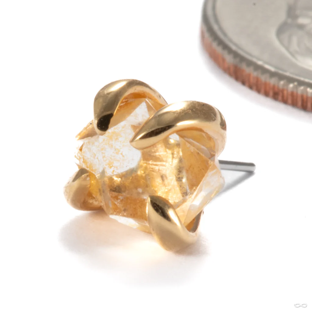 Sacred Love Press-fit End in Gold from Quetzalli - Image 8