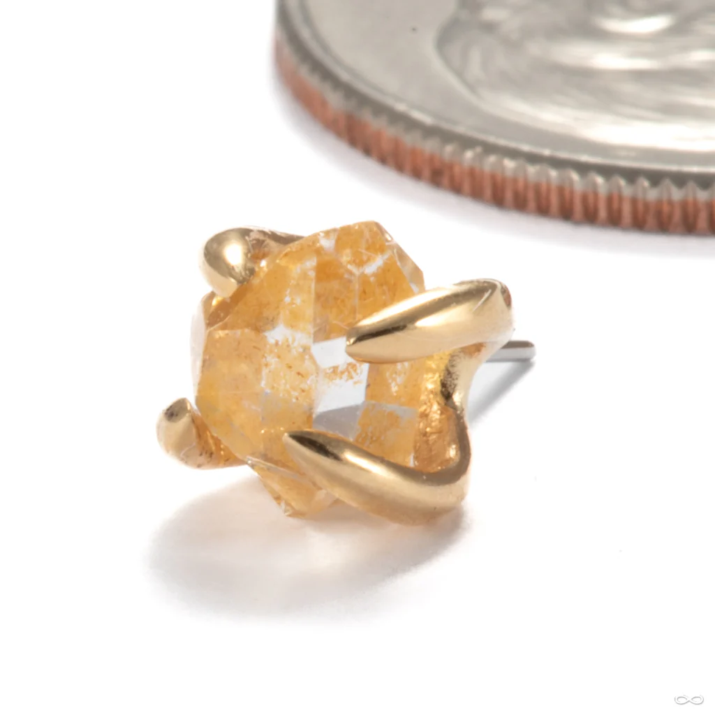 Sacred Love Press-fit End in Gold from Quetzalli - Image 9
