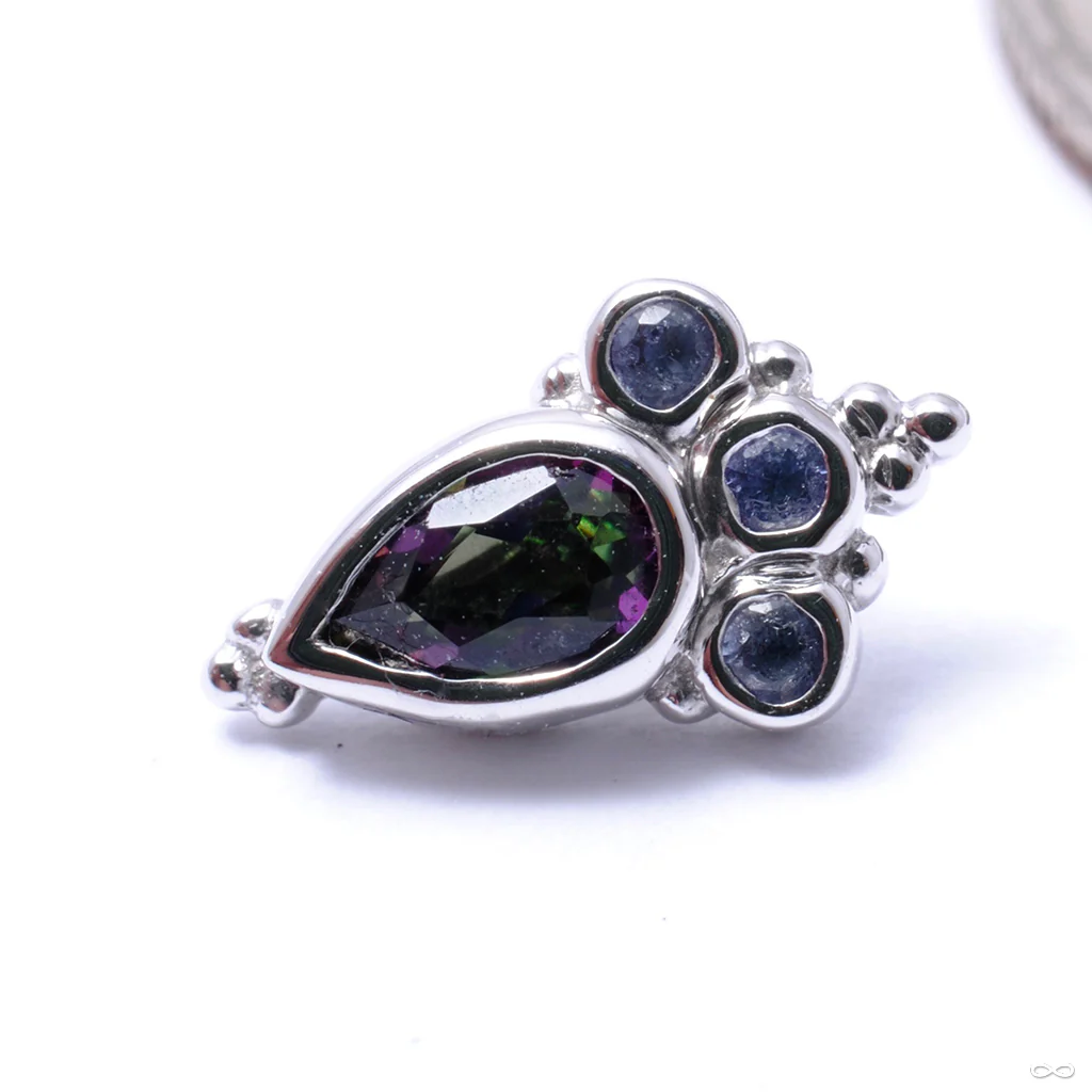 Sarai Pear Threaded End in Gold from BVLA - Image 3