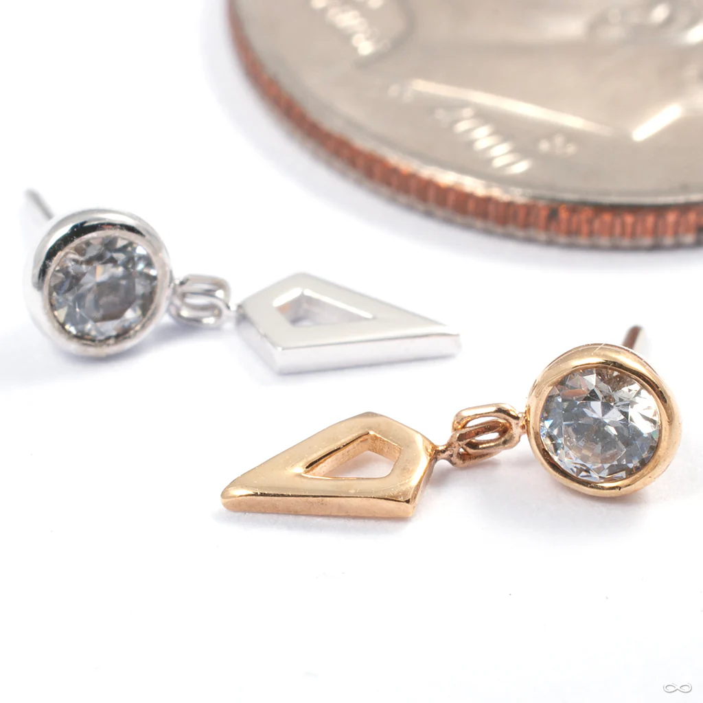 Scipion Press-fit End in Gold from Auris Jewellery