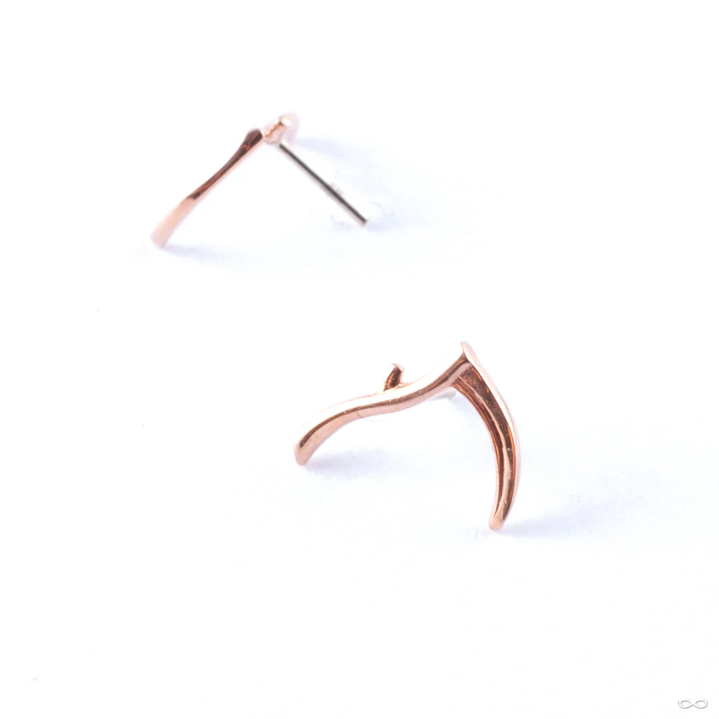 Scythe Press-fit End in Gold from Junipurr Jewelry - Image 2