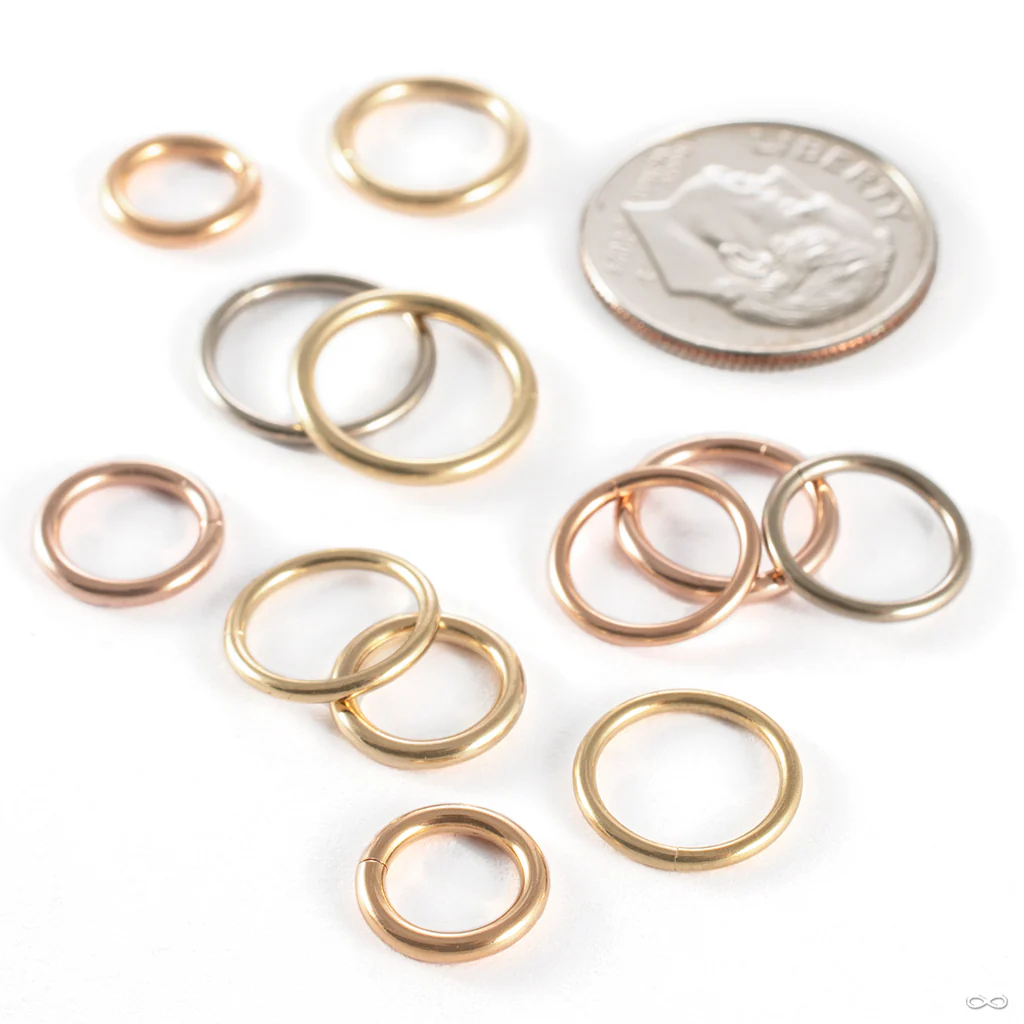 Seam Ring in Gold from Vira Jewelry