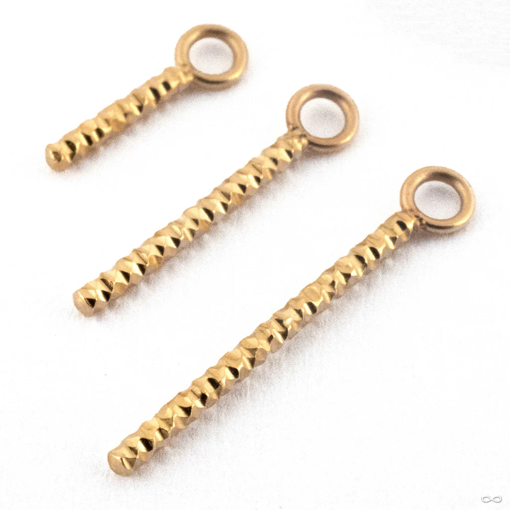 Shimmer Charm in Gold from Quetzalli