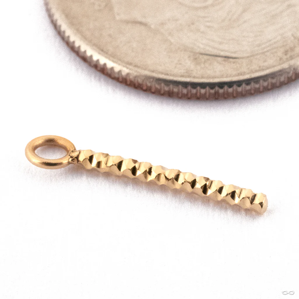Shimmer Charm in Gold from Quetzalli - Image 3