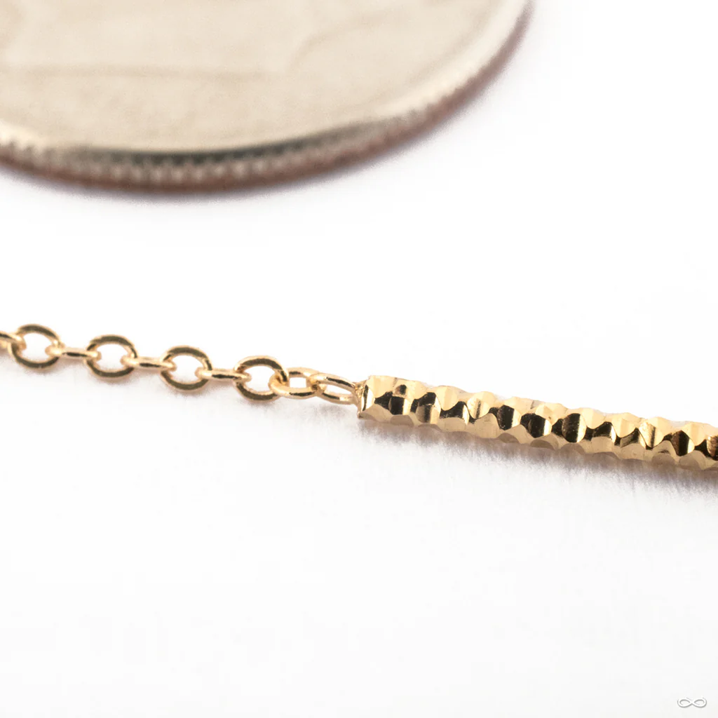 Shimmer Dangle Charm in Gold from Quetzalli - Image 3