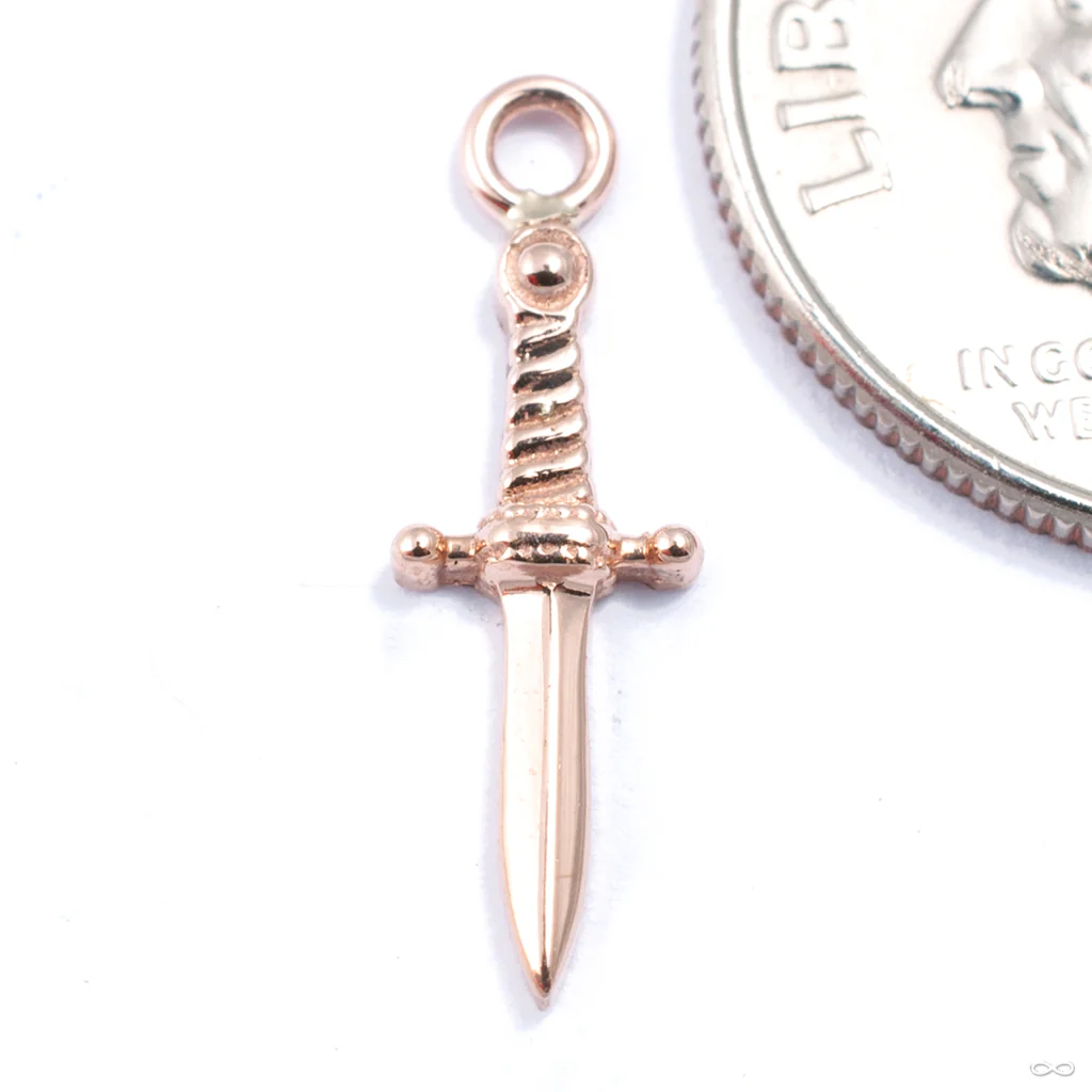 Slasher Dagger Charm in Gold from BVLA - Image 2