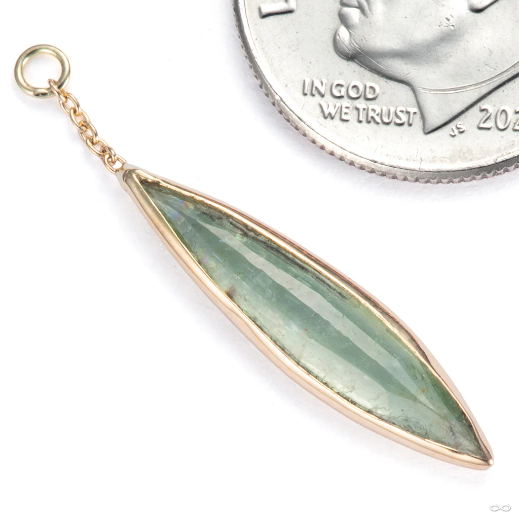 Sliver Charm in Gold from Diablo Organics - Image 2