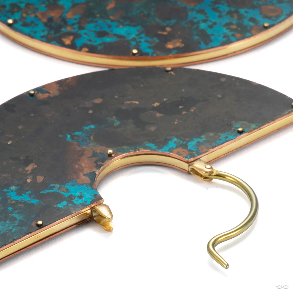 Small Equinox with Space Blue Oxidized Face from Quetzalli - Image 3