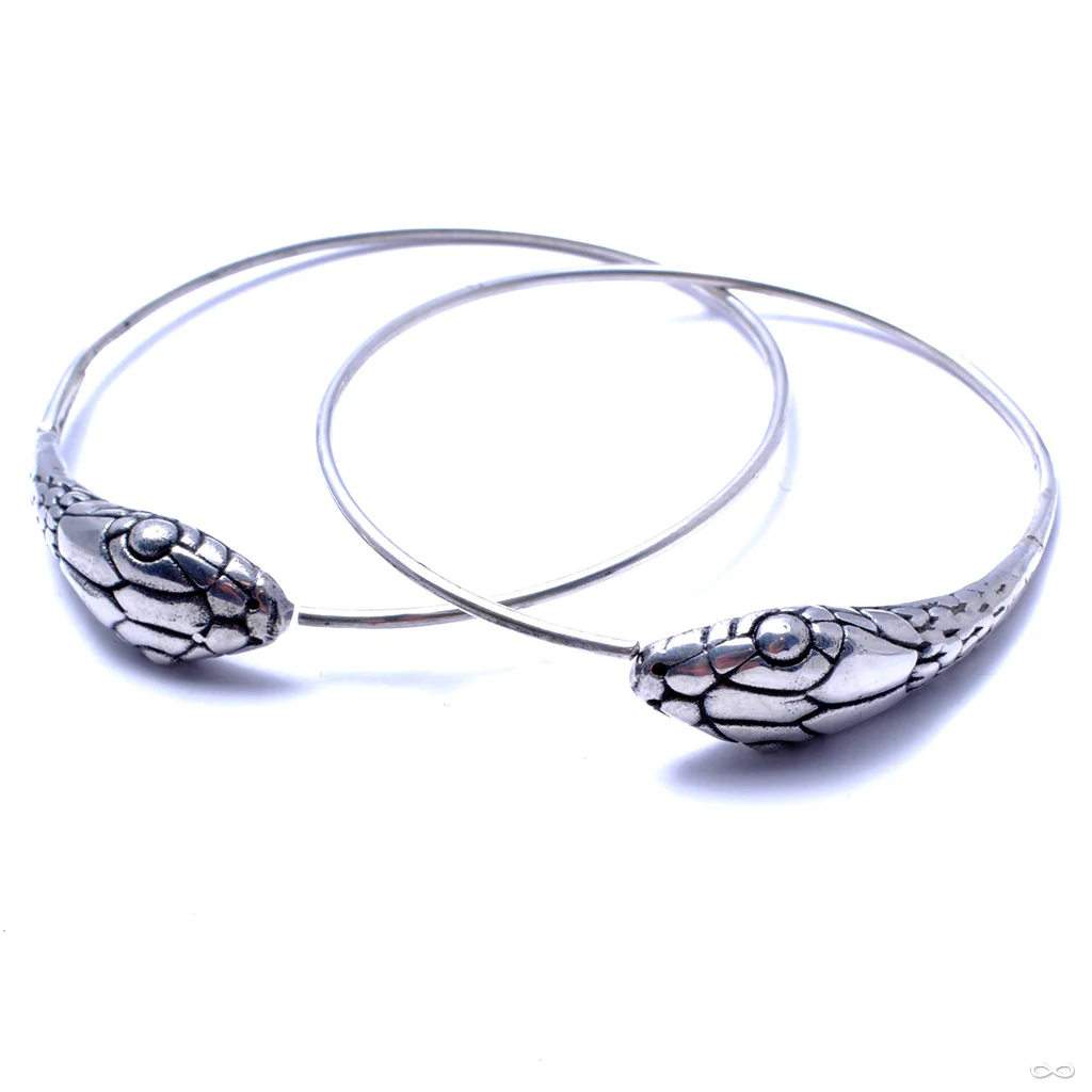 Snake Hoop Earrings from Eleven44 - Image 3