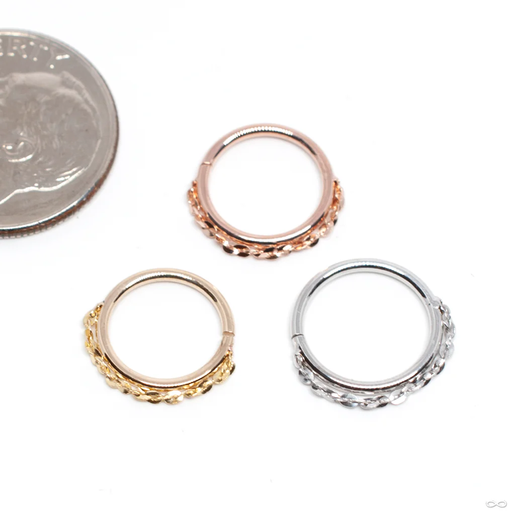 Spark Seam Ring in Gold from Pupil Hall