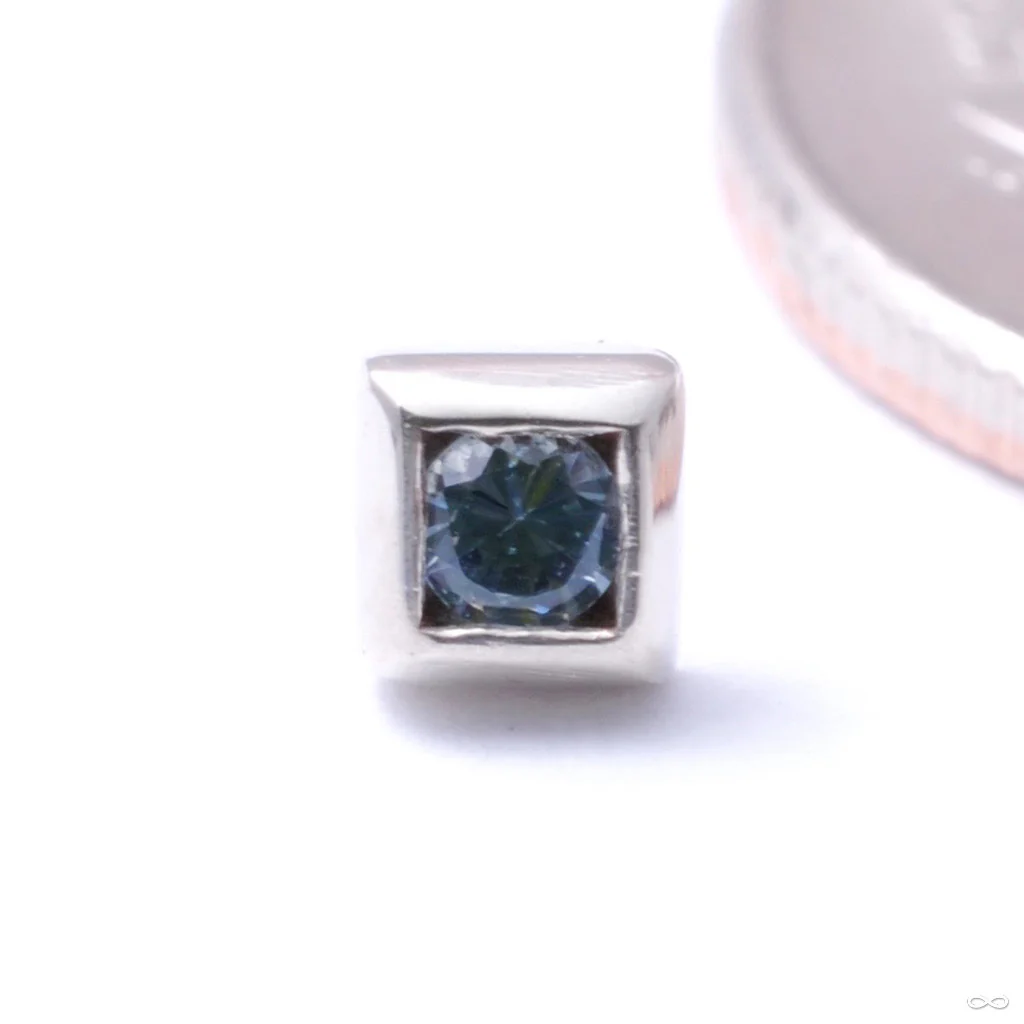 Square Stone Press-fit End in Gold from LeRoi - Image 7