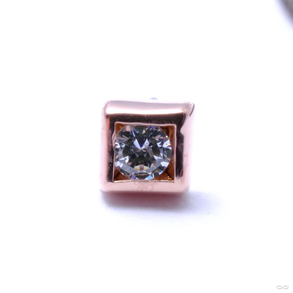 Square Stone Press-fit End in Gold from LeRoi - Image 8