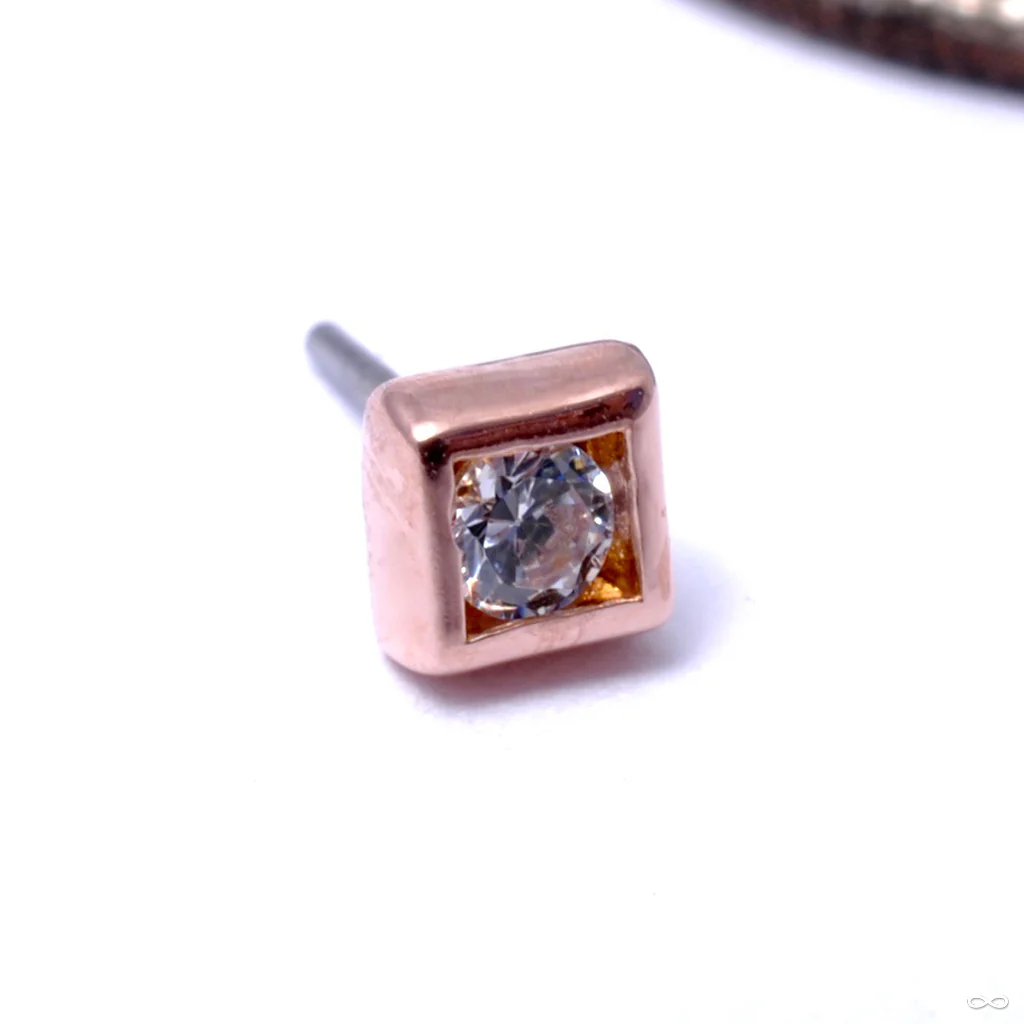 Square Stone Press-fit End in Gold from LeRoi - Image 9