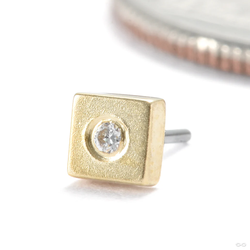 Square Sloan Press-fit End in Gold from Modern Mood - Image 2