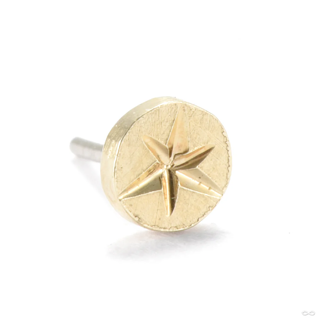 Starburst Disk Press-fit End in Gold from Origins Handmade - Image 2