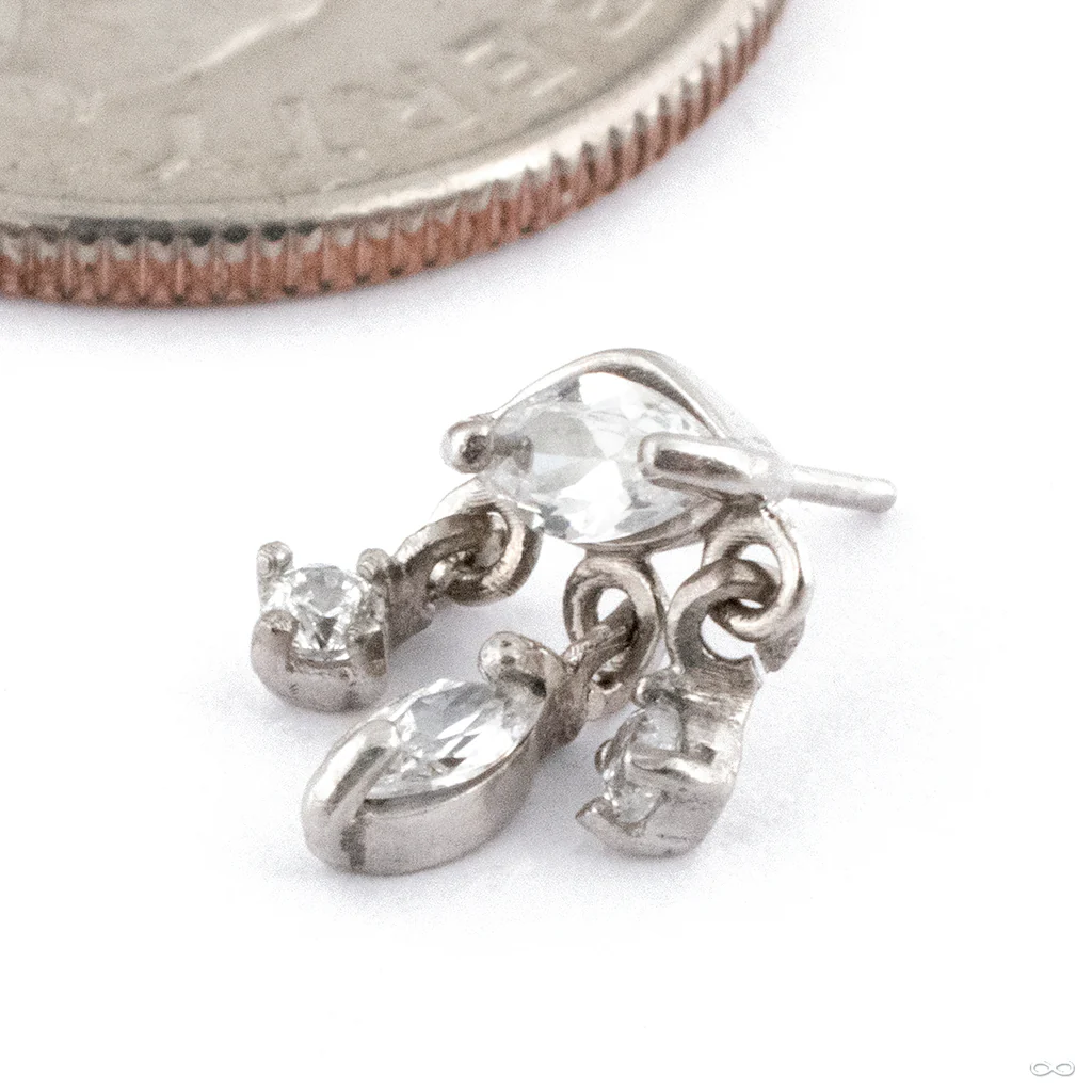 Stargazer Press-fit End in Gold from Maya Jewelry - Image 3